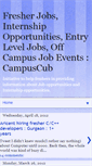 Mobile Screenshot of campuscub.com